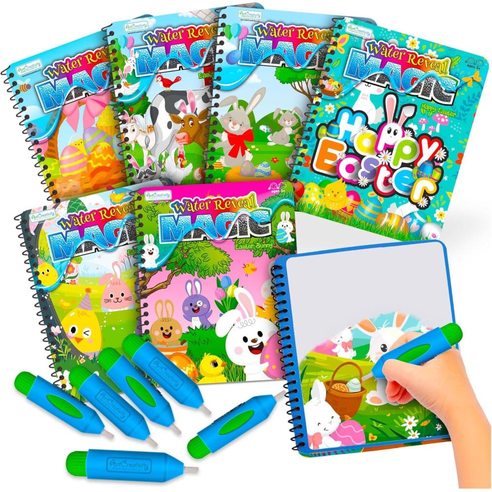 image:imageArtCreativity Easter Basket Stuffers for Toddlers 6 Pack Easter Water Coloring Books for Kids Easter Basket Essentials Easter Activities Kids Easter Basket Stuffers Easter Toys Easter Basket Ideas Gifts6 Pack