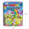 ArtCreativity 4 Pack Magic Water Coloring Books for Kids Water Painting Books for Kids + 4 Water Painting Books 4″x6″ and 4 Paintbrushes & – Mess Free