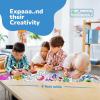 ArtCreativity Jumbo Fold Out Coloring Book – Under The Sea Theme – Giant Coloring Book for Kids with Hard Cover – Stretches Up to 6 Feet – One Piece Coloring Book for Classroom and Family