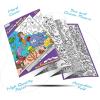 ArtCreativity Jumbo Fold Out Coloring Book – Under The Sea Theme – Giant Coloring Book for Kids with Hard Cover – Stretches Up to 6 Feet – One Piece Coloring Book for Classroom and Family