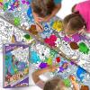 ArtCreativity Jumbo Fold Out Coloring Book – Under The Sea Theme – Giant Coloring Book for Kids with Hard Cover – Stretches Up to 6 Feet – One Piece Coloring Book for Classroom and Family