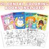 Dental Kids 24‑Pack 5″ × 7″ Mini Dental Coloring & Activity Books – 6 Pages Small Teeth Color Booklets | Classroom & Dental Party Favors, Birthday Goody Bag Gifts, Kids 3+(5″ x 7″ (Pack of 3))