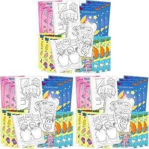 Dental Kids 24‑Pack 5″ × 7″ Mini Dental Coloring & Activity Books – 6 Pages Small Teeth Color Booklets | Classroom & Dental Party Favors, Birthday Goody Bag Gifts, Kids 3+(5″ x 7″ (Pack of 3))
