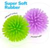 ArtCreativity 144 Pcs of Spike Ball for Kids, Porcupine Sensory Balls Bulk Pack, Sensory Bin Fillers in, Calming Fidget Balls Toys for Children, Fun Birthday Party Favors(Small (Pack of 4))