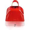 ArtCreativity 3 Inch Blue Metal Cowbell Noisemakers (Pack of 12) Loud Metal Cowbell Noise Makers Party Favors with Handles, Great for Football Games, Sporting Events, for Kids and Adults(mix  pack of 12)