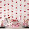 ArtCreativity 80 Heart Garland – Hanging Valentine’s Decorations with Red & Pink Hearts, Valentine’s Banner, 8 Strings, 6.5 ft Each, Perfect Valentine’s Garland for Parties & Events