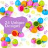 ArtCreativity Easter Egg Stampers – Set of 24 – Self Inking Mini Stamps for Kids Easter Eggs Hunt Game – DIY Easter Classroom Craft Toys with Vibrant Colors – Easter Basket Stuffers and Party Favors
