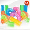 ArtCreativity Extra-Long Neon Mini Coil Springs – 12 Pack – 4 Inch Colorful Plastic Coil Spring Set – Fun Birthday Party Favors for Kids, Cute Prize, Goody Bag Fillers, Stocking Stuffers, Novelty Gift