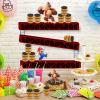 ArtCreativity Mini Barrel Containers, Set of 12 – Fun Western Party Favors and Decorations, Unique Treat Holders with Lids, Perfect for Candy, Birthday Parties, and Barrel-Themed Decor