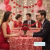 ArtCreativity Valentine’s Tablecloths – 6 Pack – Disposable Red Love Heart Rectangle Table Cover Cloth for Valentine Day Decor, Wedding, Picnics, Birthday Party Supplies 54″ x 108