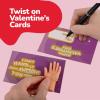 ArtCreativity Valentine’s Tiny Hands Cards – Set of 28 – Little Hands Valentines Day Cards with Finger Puppets for School Parties, Classroom Gift Exchanges for Kids, Family Fun Party Favors