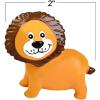 ArtCreativity Vinyl Zoo Animals Toys (Pack of 12) – Assorted Squeezable Toys Safari Animals Figures – Safari Birthday Party Favors for Kids, Jungle Figures for Fun Bath & Play Time