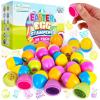 ArtCreativity Easter Egg Stampers – Set of 24 – Self Inking Mini Stamps for Kids Easter Eggs Hunt Game – DIY Easter Classroom Craft Toys with Vibrant Colors – Easter Basket Stuffers and Party Favors