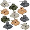 ArtCreativity Mini Pullback Tanks (Pack of 24) Fun Army Toys, Military Vehicles with Pullback Mechanism, Birthday Army Party Favors for Boys and Girls, Goodie Bag Fillers