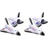 ArtCreativity Space Shuttle Inflates, Set of 2, 14 Inch Long, Outer Space Themed Party Decorations & Pretend Play Toys for Kids 3+(Small (Pack of 2))