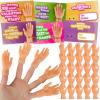 ArtCreativity Valentine’s Tiny Hands Cards – Set of 28 – Little Hands Valentines Day Cards with Finger Puppets for School Parties, Classroom Gift Exchanges for Kids, Family Fun Party Favors