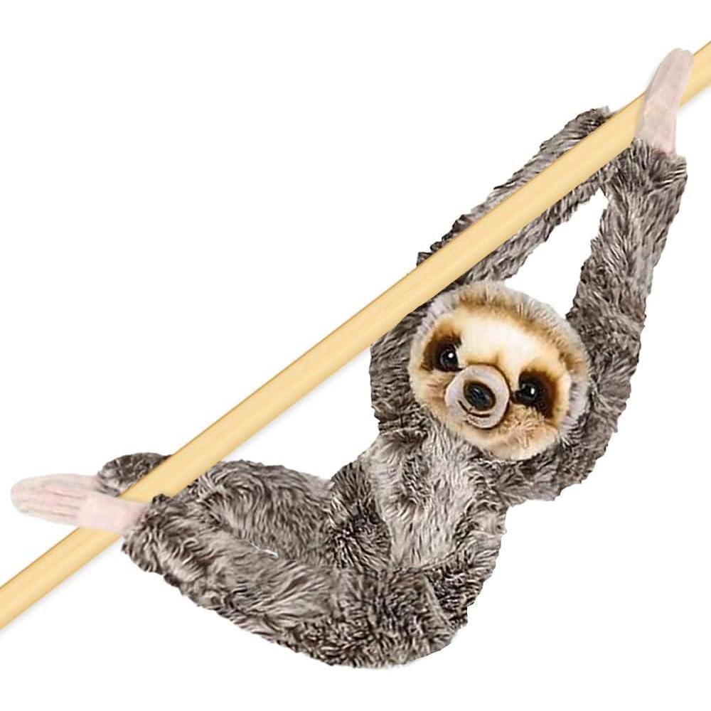 image:imageArtCreativity Hanging Sloth Plush Toy 23 Inch Stuffed Sloth with Realistic Design Soft and Huggable Cute Nursery Decor Best Birthday Gift for Boys and Girls