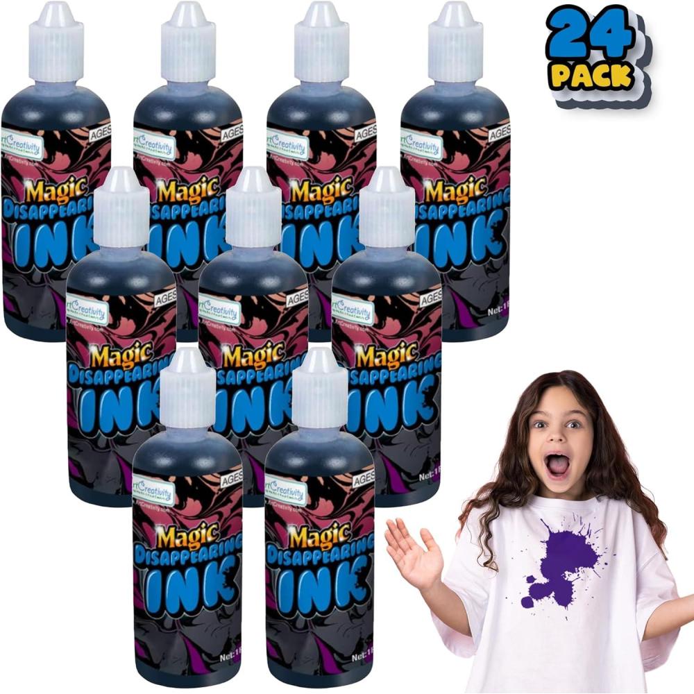 image:imageArtCreativity Disappearing Magic Ink in Blue Pack of 24 1oz Squeezable Bottles Prank Stuff for Kids Prank Party Favor Funny Gag Gifts for Kids and Adults