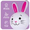 30″ Easter Bunny Inflatable Ring Toss Game – Easter Games for Kids with 6 Rings – Weighted Bottom to Keep Inflatable Rabbit Upright – Family Outdoor Easter Party Games for Kids and Adults