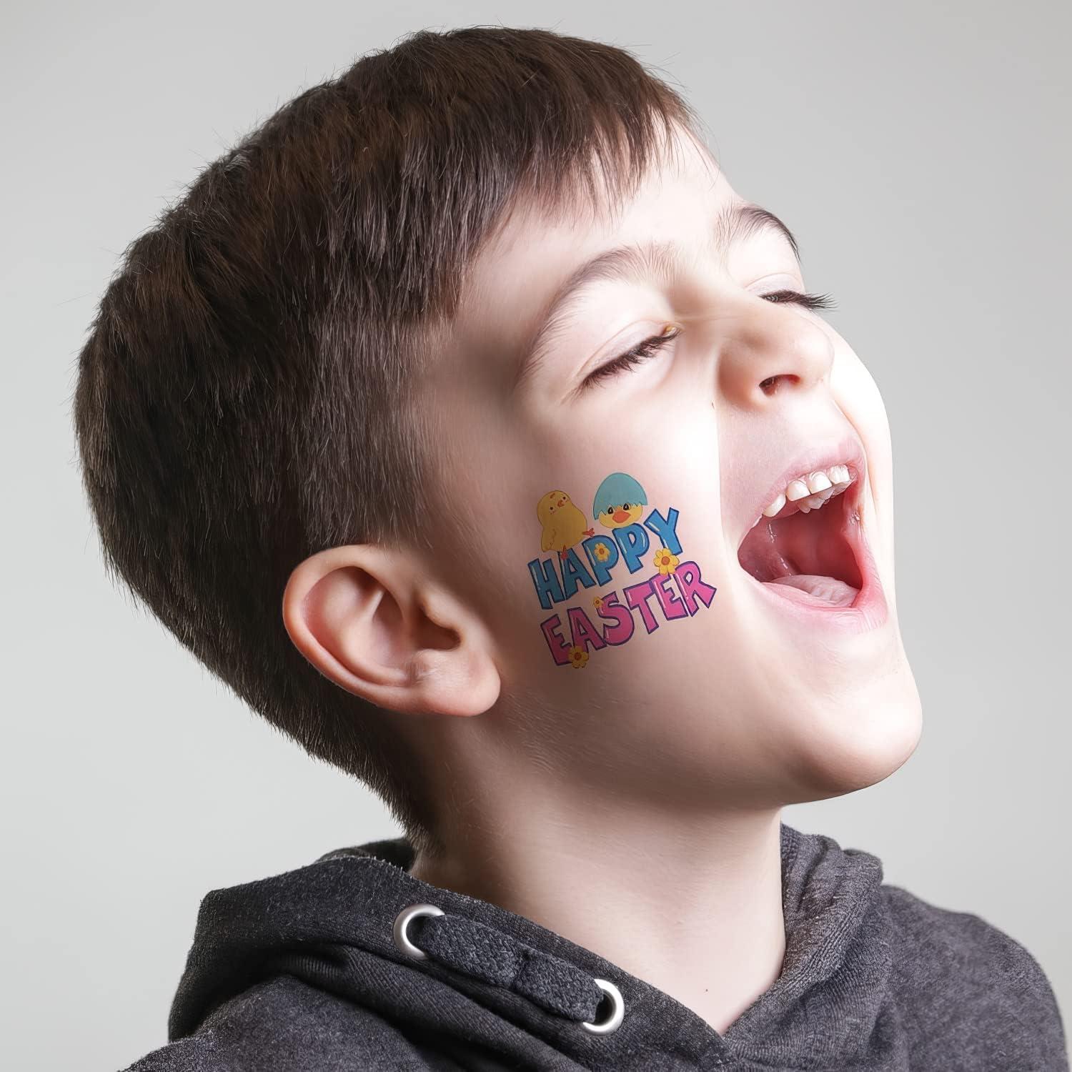 image:imageEaster Basket Stuffers for Kids 144 Pack Easter Tattoos for Kids Individual Temporary Tattoos Easter Themes Fake Tattoo Stickers Egg Fillers Easter Treats Easter Toys Easter Basket Essentials