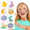 ArtCreativity 240 Pcs Easter Individual Temporary Tattoos for Kids – Pack of 240, 2 Inch Tattoos in 8 Festive Designs – Easter Basket Stuffers and Egg Fillers for Kids