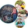 ArtCreativity Colorful Easter Sidewalk Chalk Egg for Kids Boys Girls (Pack of 12), Chalk for Toddlers, Easter Basket Stuffers Gifts Fillers & Party Favors, Easter Party Supplies & Goodie Bag Fillers