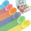 ArtCreativity Colorful Easter Sidewalk Chalk Egg for Kids Boys Girls (Pack of 12), Chalk for Toddlers, Easter Basket Stuffers Gifts Fillers & Party Favors, Easter Party Supplies & Goodie Bag Fillers