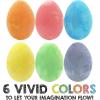 ArtCreativity Colorful Easter Sidewalk Chalk Egg for Kids Boys Girls (Pack of 12), Chalk for Toddlers, Easter Basket Stuffers Gifts Fillers & Party Favors, Easter Party Supplies & Goodie Bag Fillers