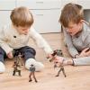 ArtCreativity Cowboy & Indian Action Figures Set of 12 – Realistic Details, Free-Standing, Party Decor & Favors for Kids
