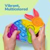 ArtCreativity Easter Pop Its – 4 Pack of Easter Popper Toys – Easter Fidget Sensory Toys for Toddlers – Kids Basket Stuffers with Colorful Egg, Carrot, and 2 Bunny Rabbits – Cute Easter Gifts
