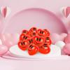 ArtCreativity Heart Stress Balls 12 pcs 2.75 inches Red Foam Squishy Toys, Smile Face Squeeze, Red Hearts, Love-Themed Party Favors, Gifts, Rewards, Valentines Day, Easter Basket Stuffer, Kids, Adult