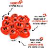 ArtCreativity Heart Stress Balls 12 pcs 2.75 inches Red Foam Squishy Toys, Smile Face Squeeze, Red Hearts, Love-Themed Party Favors, Gifts, Rewards, Valentines Day, Easter Basket Stuffer, Kids, Adult