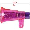 ArtCreativity Mini Glitter Megaphone Whistles Set of 12, Fun Noise Makers Party Favors for Kids, Durable Plastic Material, Christmas Gift for Kids, Child New Year Party Gifts