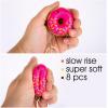 ArtCreativity Mini Squish Fast Food Toys, Set of 8, Slow-Rise Stress Relief Toys for Kids in Assorted Food Designs, Mini Fidget Toys for Sensory Play, Party Favors, Goodie Bag Fillers for Boys & Girls