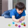 ArtCreativity Monster Poppers, Set of 12, Pop-Up Half Ball Toys in Assorted Colors and Designs, Old School Retro 90s Toys for Kids, Birthday Party Favors, Goodie Bag Fillers for Boys and Girls