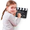 ArtCreativity Movie Clapboard, Hollywood Movie Theme Party Decorations, Academy Awards Party Supplies and Film Décor, Slate Clapperboard Prop for Stage Plays, Fun Photo Booth Prop