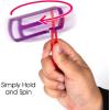 ArtCreativity Spinning Ratchet Purim Noise Maker Toys, 24 PCS Noisemakers for Kids, Great for Birthdays, Sporting Events, and Pep Rallies, Pinata Stuffer Easter Goodie Bag Party Favors(4 inches)
