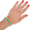 ArtCreativity Spring Bracelets – Pack of 12 Elastic Plastic Wristbands in Assorted Neon Colors – Fun Party Favor, Carnival Prize – Amazing Gift for kids, adults