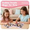ArtCreativity Women Magnetic Drawing Face- 2 Pack – Vintage Retro Toys, Travel Toys for Kids, Magnet Drawing Doodle Board for Kids – Magnetic Toys Game, Travel Essentials Games for Ages 3+