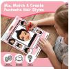 ArtCreativity Women Magnetic Drawing Face- 2 Pack – Vintage Retro Toys, Travel Toys for Kids, Magnet Drawing Doodle Board for Kids – Magnetic Toys Game, Travel Essentials Games for Ages 3+