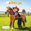 Artcreativity 38″ Inflatable Horse Party Decoration, Brown Blow Up Horse, Western Party Decorations & Rodeo Party Decorations Cowboy Theme, Easter Toy for Kids