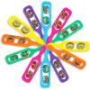 ArtCreativity Cymbals Tambourine for Kids, Pack of 12 Handheld Music Toys, Colorful Rattle Toddler Musical Instruments, Fun Cymbal Noise Makers Party Favors Supplies Goodie Bag Fillers for Children