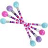 ArtCreativity Plastic 16” Inch Twirl Batons Set of 4 in Assorted Color Blue, Pink & Purple for Kids Age 3+, Great Gift for Birthday & Holiday, Party Favor, Marching Bands Sport Games and Parades