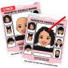 ArtCreativity Women Magnetic Drawing Face- 2 Pack – Vintage Retro Toys, Travel Toys for Kids, Magnet Drawing Doodle Board for Kids – Magnetic Toys Game, Travel Essentials Games for Ages 3+