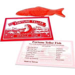 ArtCreativity Large 3.5 Inch Mood Fortune Teller Fish – Set of 72 – Cool Novelty Toy for Kids and Adults – Fun Science Learning Aid – Christmas Party Cracker Toy, Gift Exchange & Birthday Party Favor