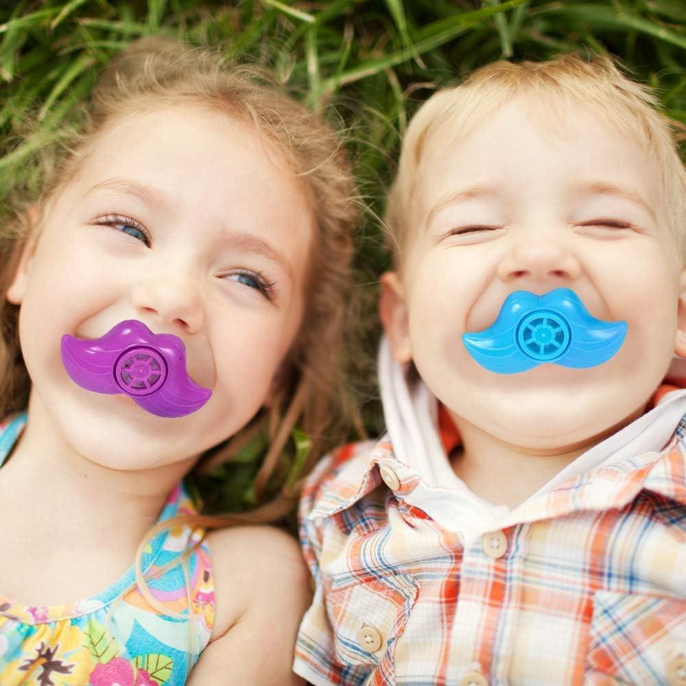 image:imageArtCreativity Mustache Lip Whistles for Kids Bulk Pack of 48 Durable Plastic Noise Maker Party Whistles Bright Assorted Colors Birthday Party Favors Goodie Bag Fillers Treasure Box Prizes