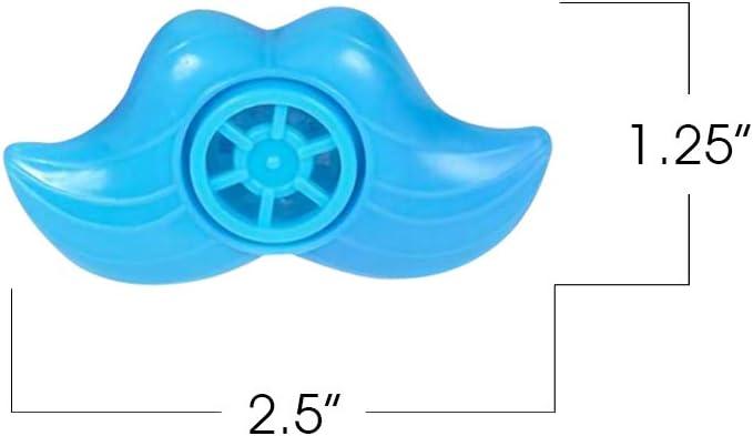 image:imageArtCreativity Mustache Lip Whistles for Kids Bulk Pack of 48 Durable Plastic Noise Maker Party Whistles Bright Assorted Colors Birthday Party Favors Goodie Bag Fillers Treasure Box Prizes