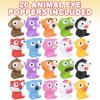 ArtCreativity 20 PCS Squeezy Animal Fidget Toys with Pop Out Eyes, Fun Squeeze Stress Relief Toys for Kids, Ideal for Goodie Bag Stuffers, Birthday Party Favors for Boys and Girls(Small (Pack of 2))