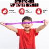 ArtCreativity 30 PK Stretchy String Fidget Toys – Sensory Strings in Fun Exercise Band Designs – 6 Vibrant Colors – Fidget Toys for Toddlers – Autism Sensory Gifts Age 2+