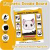 ArtCreativity Cat Magnetic Doodle Face – 2 Pack – Vintage Retro Toys, Travel Toys for Kids, Magnet Drawing Doodle Board for Kids – Magnetic Toys Game, Travel Essentials Games for Ages 3+